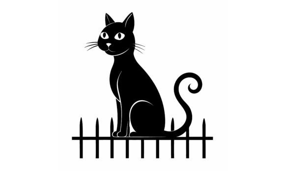Black Cat Sitting on Fence Review