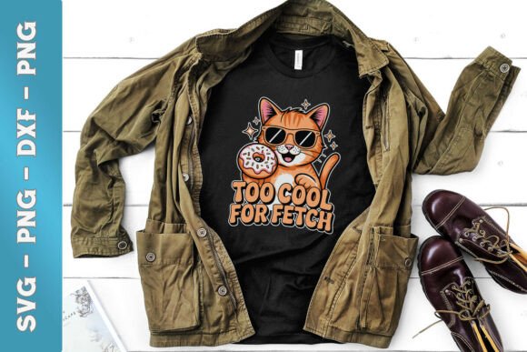 Cool Cat PNG Donut Sublimation Design Review