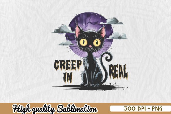 Creep and Real Cat Halloween PNG Review