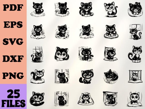Cute Black Cat Bundle Review for Real Embroidery