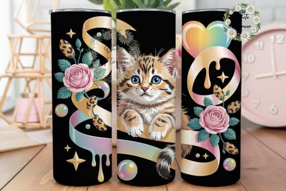 Cute Kitten 20oz Tumbler Wrap Review