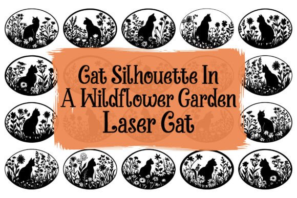 Wildflower Garden Cat Silhouette Bundle Review